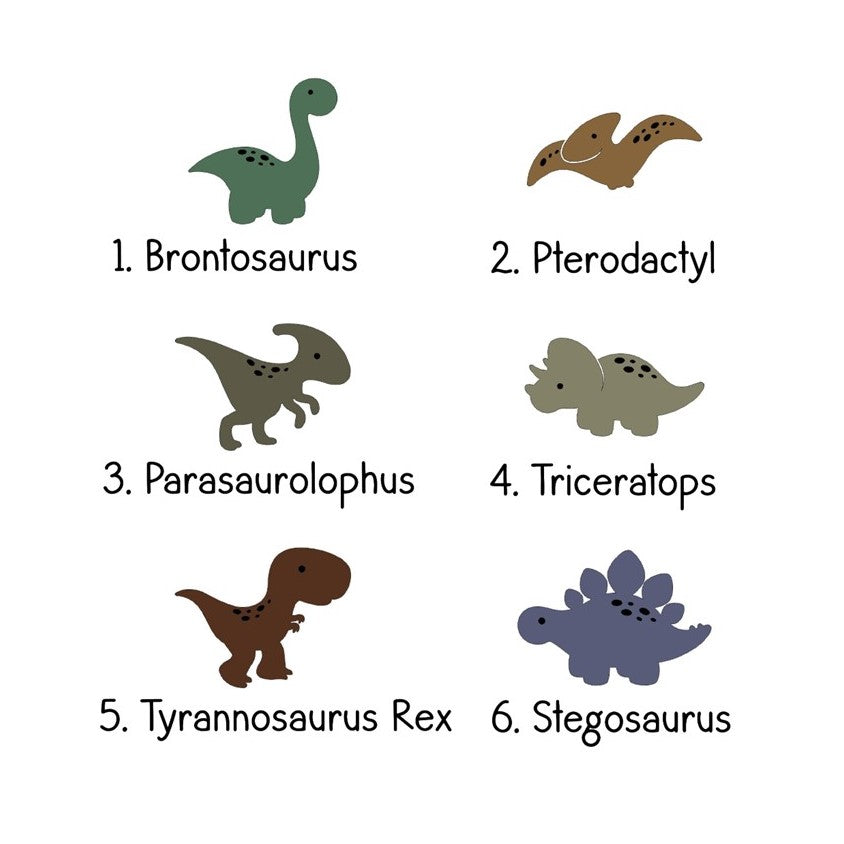 Dinosaur Round Name Sign - Nursery, Child, Baby Shower Gift
