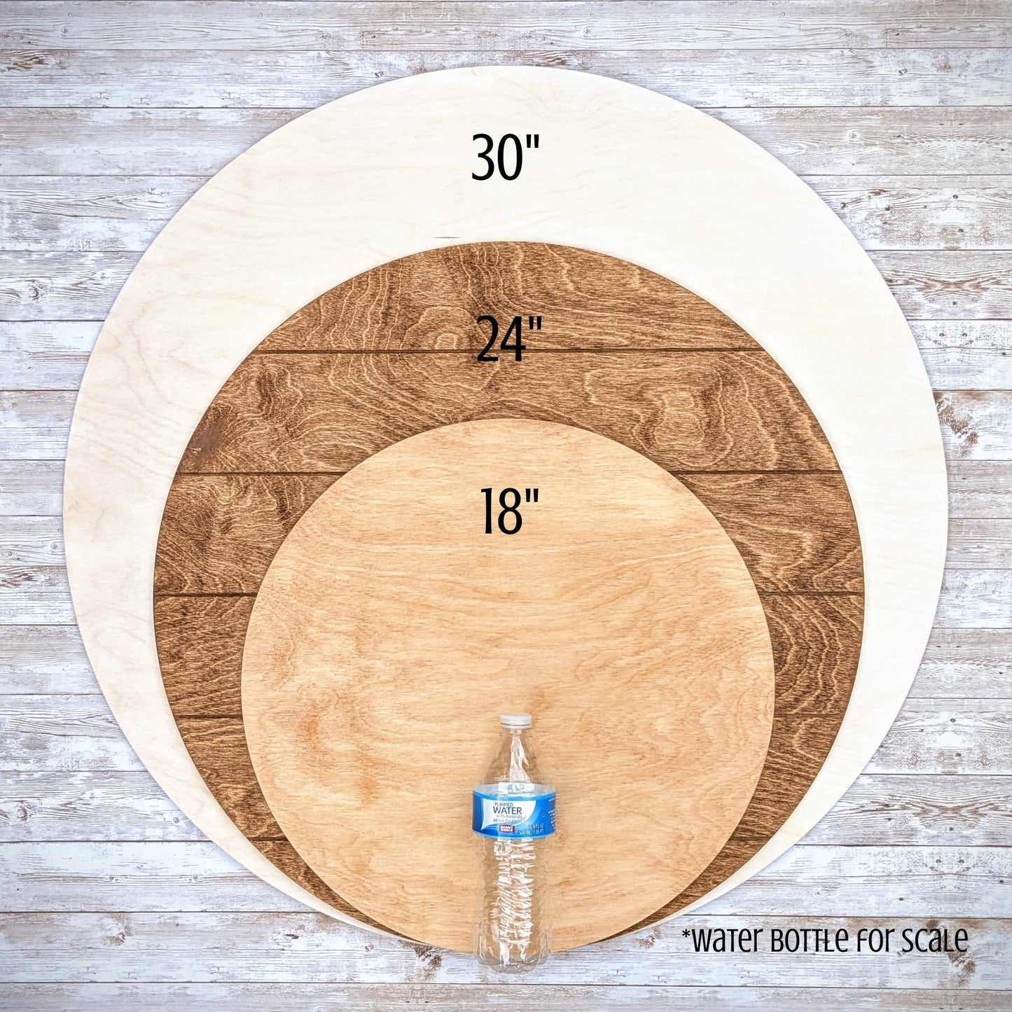 Mountain Deer Round Name Sign - Nursery, Child, Baby Shower Gift